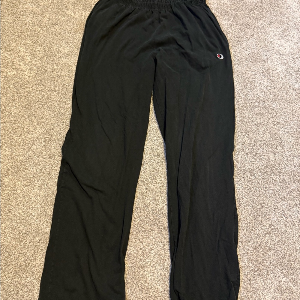 Size L Champion Men’s Black Jersey Sweatpants